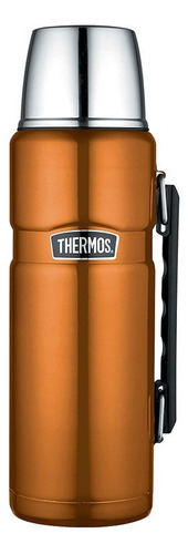 Termo De Acero 2lts Marca Thermos Ampolla De Acero Color Dorado