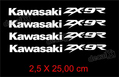 Adesivos Centro Roda Refletivo Compatível Kawasaki Zx-9r 11