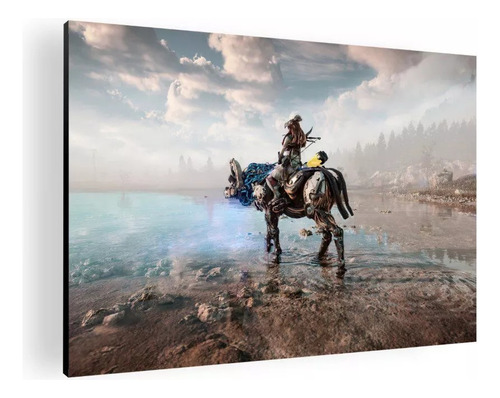 Cuadro Decorativo Diseño Aloy  Horizon Zero Dawn 42x30 Mdf