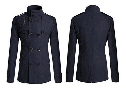 Chaqueta De Hombre De Lana De Corte Medio Y Corte Ajustado 1