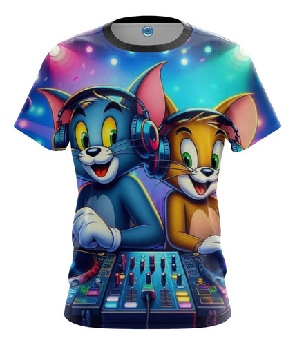 Camisa Camiseta Tom E Jerry Filmes Desenhos Personagens 6