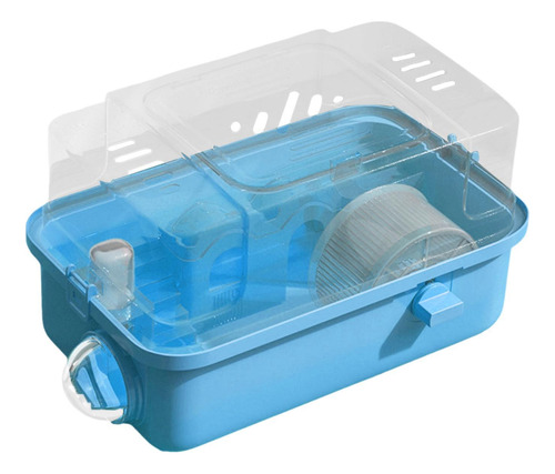 Jaula Para Hámster, Transparente, Transpirable, De Azul