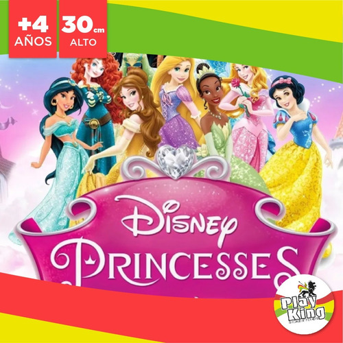 Imagen 5 de 9 de Muñeca Princesa Rapunzel 30 Cm Articulada Playking