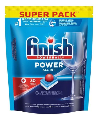 Finish Kit X2 Tabletas X30 + Envio Gratis