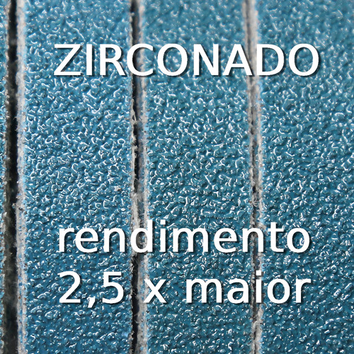 Cinta Lixa 330x12mm Zircônia Lixadeira Pneumatica Kit Com 20