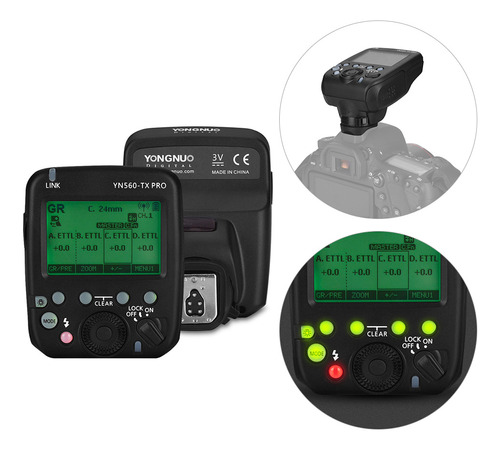 Transmisor Speedlite Serie/rf603ii Para Lcd