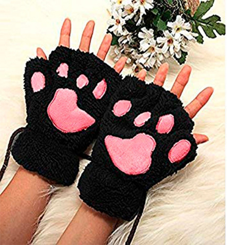 Imagen 8 de 10 de Guantes Cat Gloves Manito Con Huella Garra Perro Gato X 10 U