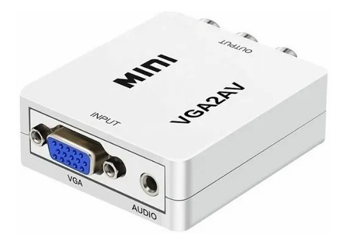 Convertidor Adaptador Vga A Av Rca Vga2av Audio Video