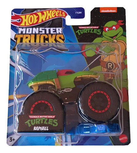 Hot Wheels Monster Truck Tortugas Ninja Raphael Nickelodeon