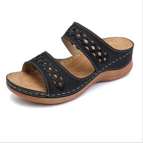 Zapatillas De Suela Gruesa De Gran Tamaño Para Mujer