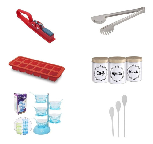 Kit Cozinha Equipada 6 Utensílios Culinarios Que Fazem Falta