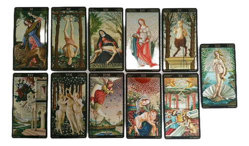 Tarô Golden Botticelli Baralho - Tarot Dourado - Original