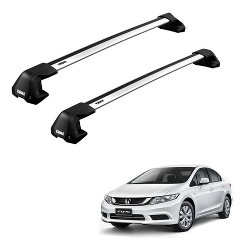 Rack Bagageiro Thule Evo Edge Civic Sedan 2012 Á 2015