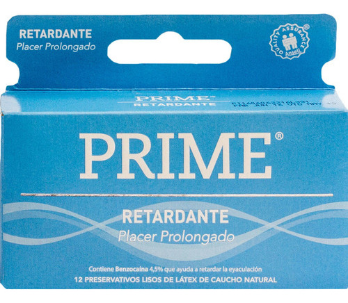 Preservativos Prime Retardante X12un