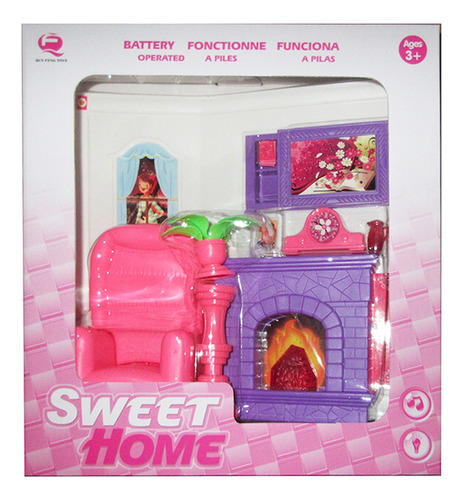 Set De Muebles Toyland Sweet Home Living Chico 31cm. A Pilas