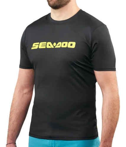 Rashguard Sign Masculino G Preta Sea-doo 4544870990