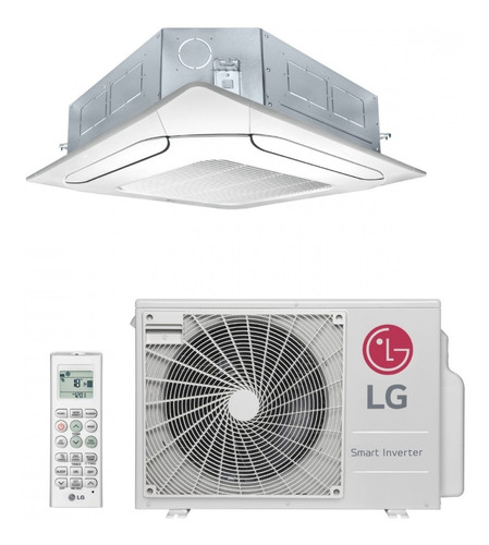 Aire acondicionado split en caliente LG Cassette Inverter de 24.000 BTU/h