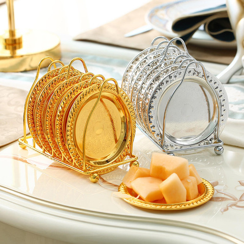Soporte De Exhibición Para Estante De Platos, Mini Plata