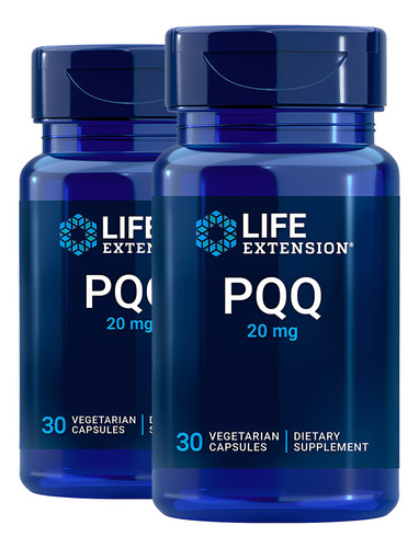 Pqq Caps 20mg Life Extension 30 Capsulas 2un Sabor Sem Sabor