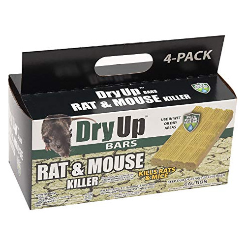 Dryup Mouse And Rat Killer, Bait Block Bars For Indoor ...