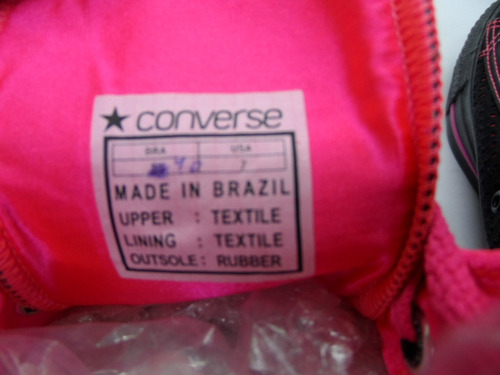 Converse All Star Preto Pink Só P/ Colecionadores Leia Descr