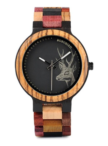 Reloj De Madera Bobo Bird Original Ciervo Unisex