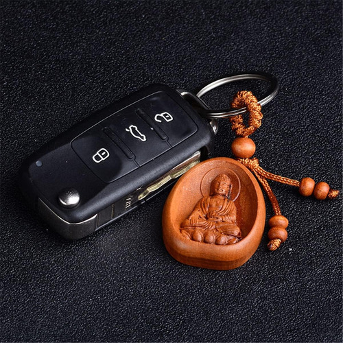 Llavero De Buda Con Un Amuleto De Protección De Amuleto De F