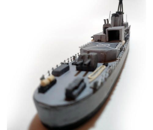 Maqueta Artesanal: Ara Py (d-27) / Escala 1.300 Gris Oscuro