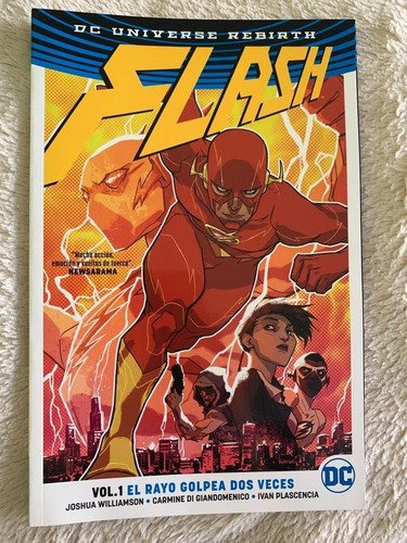 Dc Comic Rebirth Flash Vol.1 El Rayo Golpea Dos Veces (Usado)