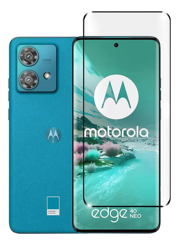Mica Curva Cristal Para Motorola Edge 40 Neo Full Glue