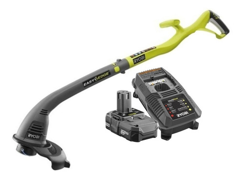 Desbrozadora Inalambrica Ryobi 18v, Incl Bat Y Carg, P2030 Color Verde lima
