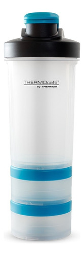 Shaker Proteina / Botella Deportiva Thermos 500ml Color Azul