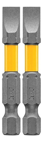 Bits Fenda 1/4 E 5/16 Com 50 Mm Encaixe 1/4 2 Pçs Dewalt