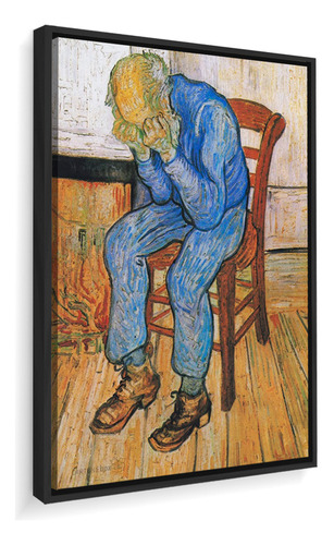 Quadro Canvas Van Gogh Homem Velho 50x65