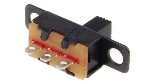 Mini Miniatura Tamaño Spdt Interruptor Deslizante Spdt 