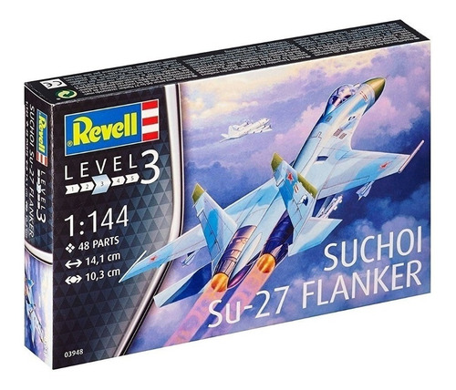 Suchoi Su-27 Flanker Escala 1/144 Revell 03948