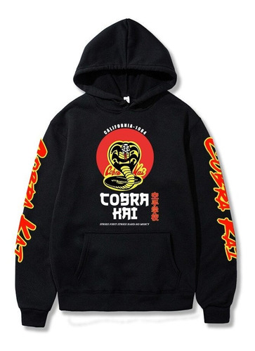 Sudadera Con Capucha Hombre Cobra Kai Karate Kid Sudaderas C