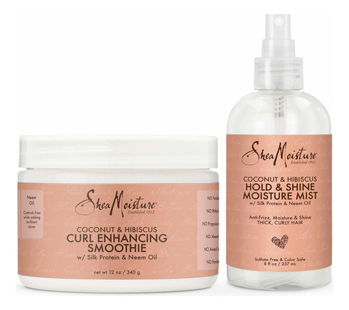 Sheamoisture Bundle - Crema Rizadora De Cabello Rizado Y En.