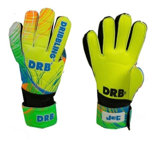 Guantes Arquero Dribbling Jet Talla 8 Adulto Amarillos Nuevo