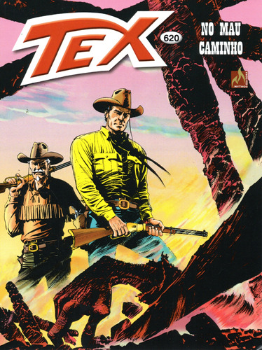 Tex N° 620 - No Mau Caminho - 116 Páginas Em Português - Editora Mythos - Formato 16 X 21 - Capa Mole - 2024 - Bonellihq Cx21 Mar24