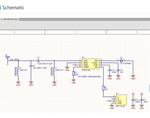 Receptor Rf Inalámbrico Rf433r Unidad Rf Receptor 433 Mhz