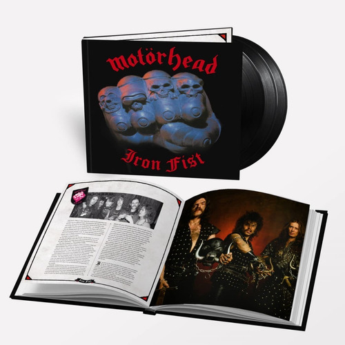Motörhead Iron Fist (40 aniversario), caja Deluxe, 03 lps