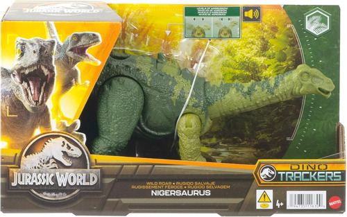 Dinosaurio Jurassic World Roar Nigersaurus + Sonido 33cm 