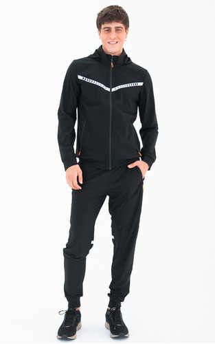 Conjunto Deportivo Hombre Campera Pantalon I Run Importado