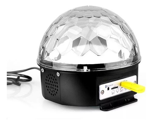  Bola Led Luz Audioritmica Efectos Media Esfera Parlante Usb