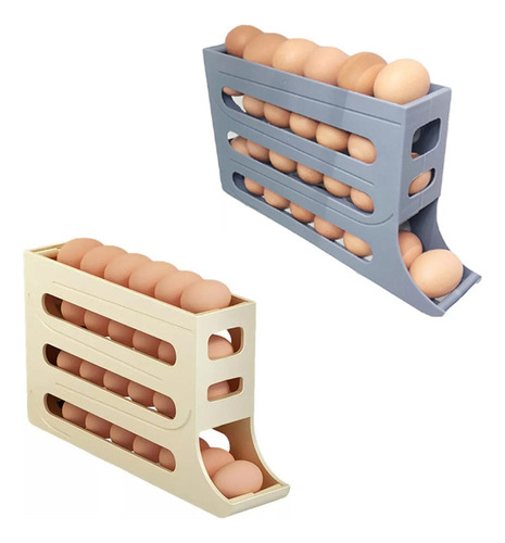 Dispensador De Huevos Enrollables X2 De 4 Capas, Bandeja Par