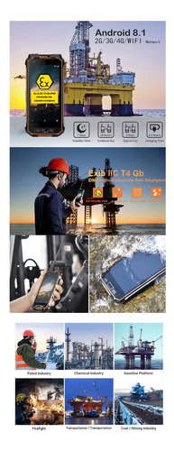 Teléfono Inteligente Atex Smartphone Intrínsecamente Seguro