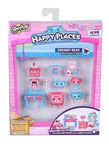 Shopkins Lugares Felices Decorador Paquete Ensueño Oso