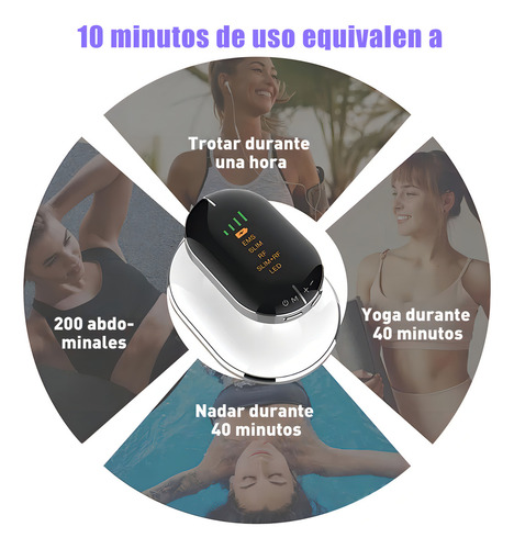 Masajeador Facial Portátil Para Belleza R F 4 Luces Ems 4en1