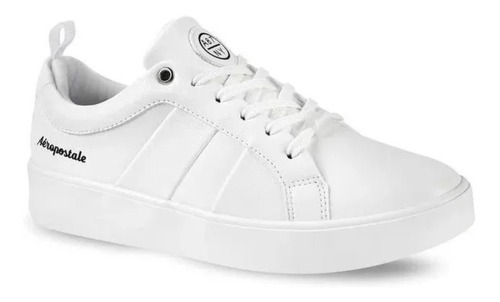 Tenis Sneaker Casual Blanco Aeropostale Logo Bordado 